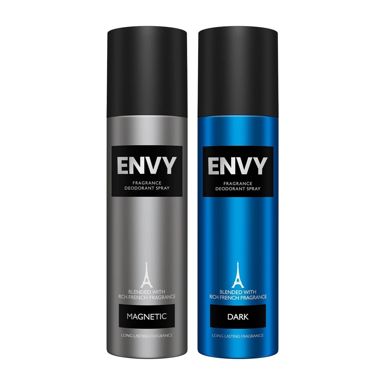 Envy Pack of 2 Deos For Men (Magnetic + Dark) - 140ml Each - Fragrance | Buy online on ZillyBuy