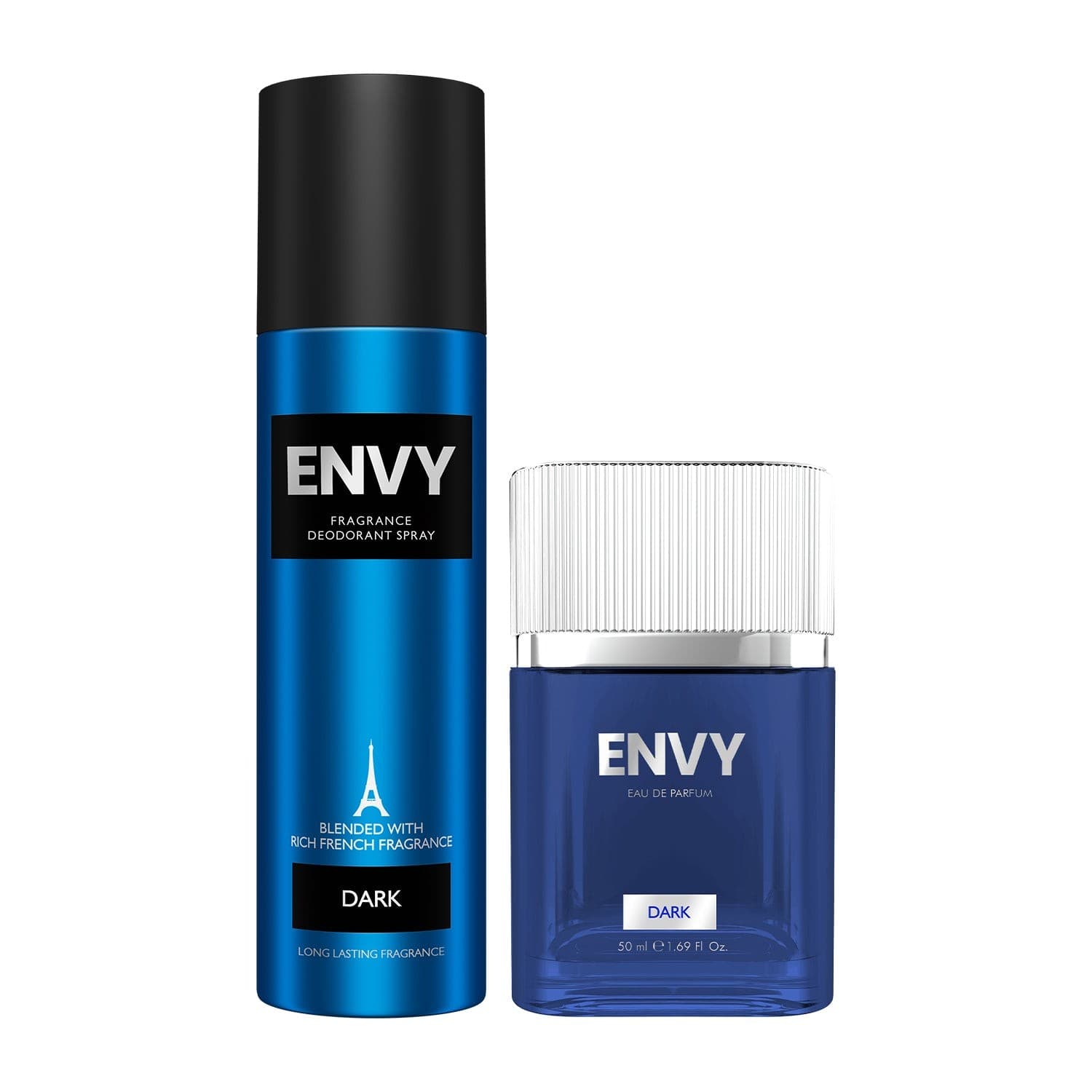 Envy Pack of 2 Dark 120ml Deo & Dark 50ml Perfume Each - Fragrance | Buy online on ZillyBuy
