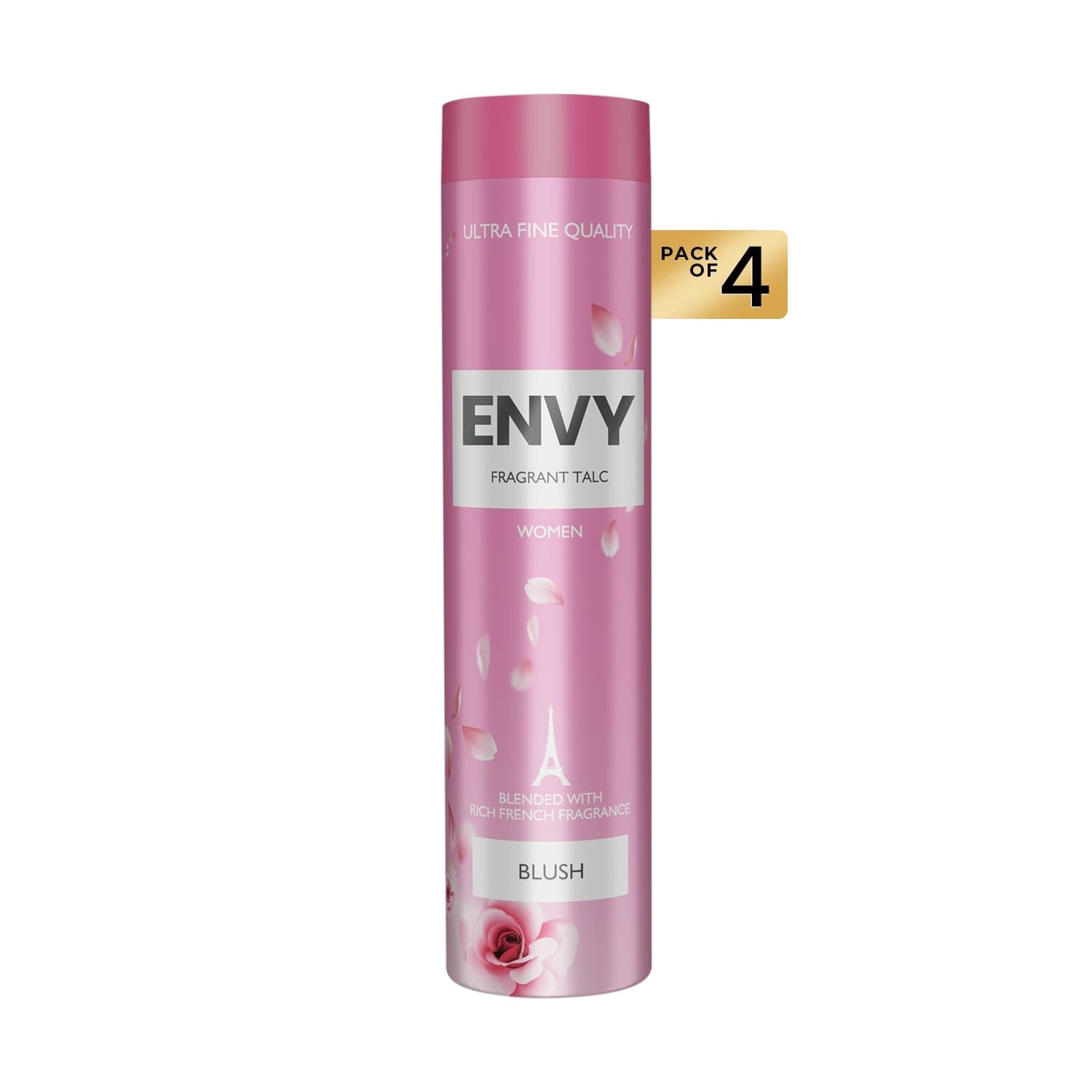 ENVY Pack of 4 Blush Talcum For Women - 100g Each - Fragrance | Buy online on ZillyBuy