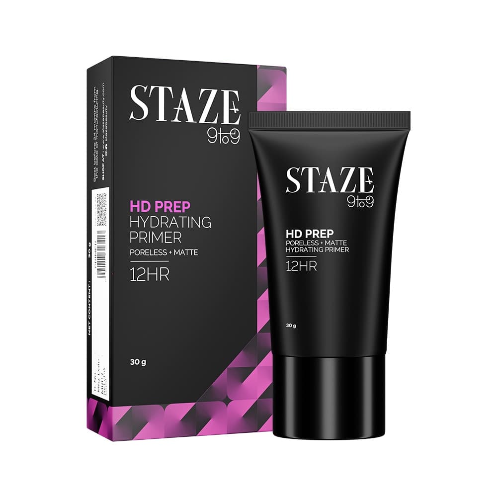 Staze 9to9 HD Prep Hydrating Primer Poreless + Matte - Makeup - Face | Buy online on ZillyBuy
