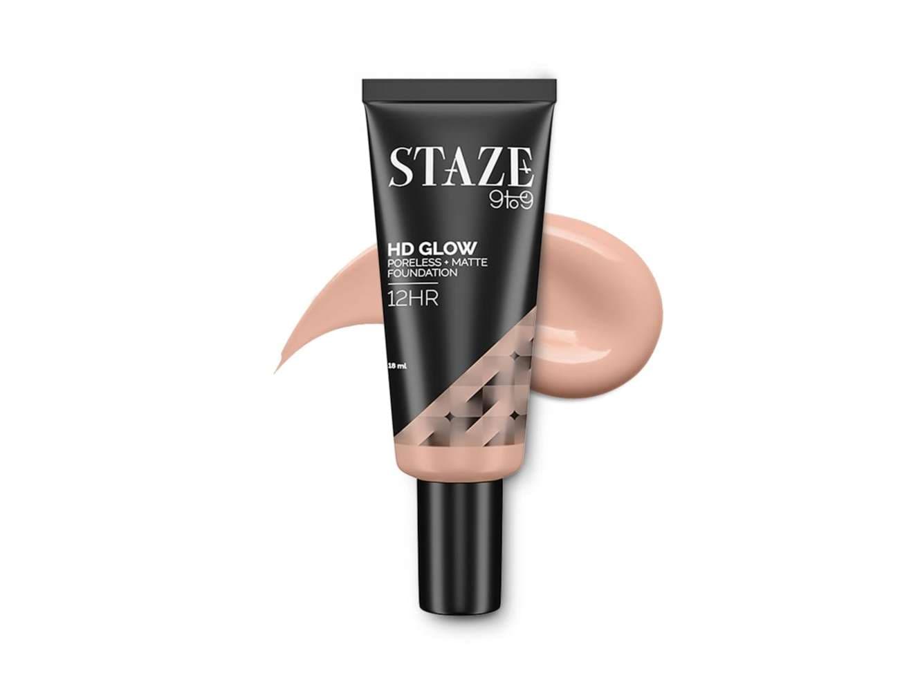 Staze 9to9 HD Foundation - 105C Swan - Makeup - Face | Buy online on ZillyBuy