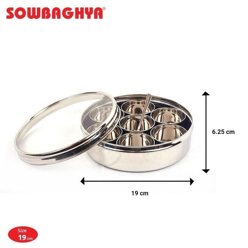Masala Spice Box – 19 cm - Kitchen Storage and Containers | Buy online on ZillyBuy
