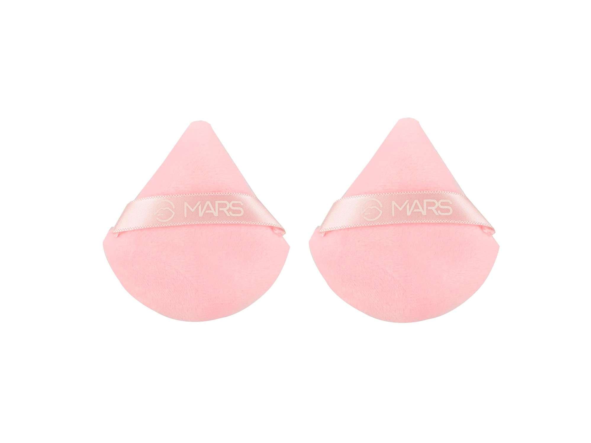 MARS Pizza Powder Puff for Face Makeup, Dual Side Application, For Loose & Pressed Powder Application, Easy to Clean and Handle, Triangle Powder Puff - WHITE - Makeup - Face | Buy online on ZillyBuy