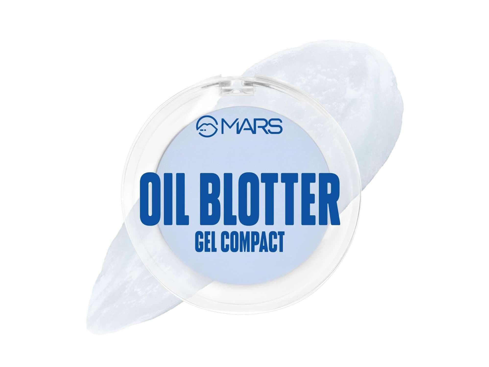 MARS Oil Blotter Gel Compact for Oily Skin with Puff Applicator, Instant Oil Control, Matte Finish Compact, Travel Friendly, For Summers - 5g - NATURAL - Makeup - Face | Buy online on ZillyBuy