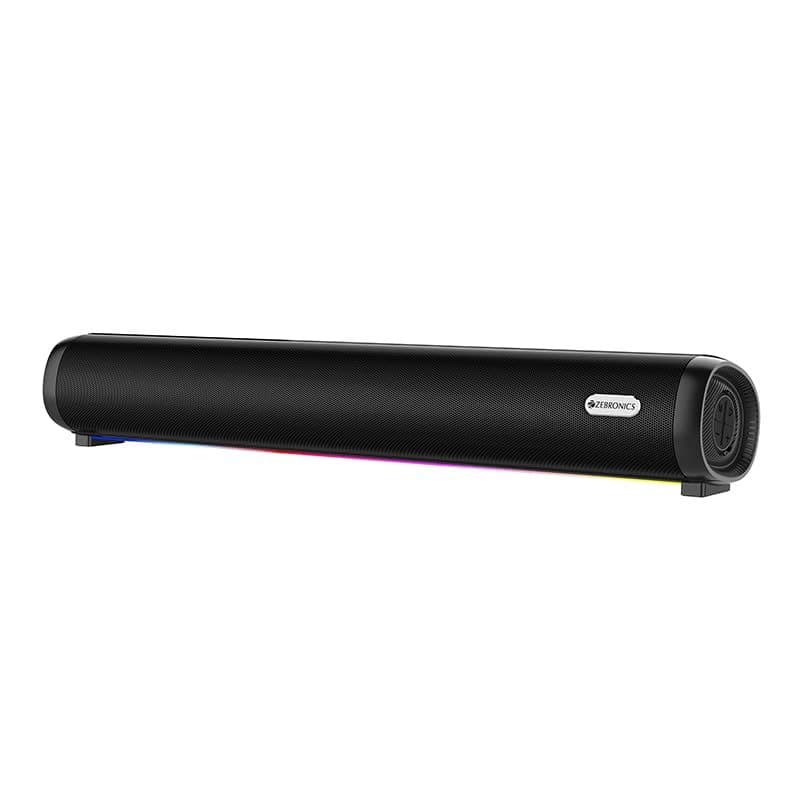 Zebronics Wireless Bluetooth Soundbar, 42 Watts, Upto 7h Playback Vita Bar 301 - Black - Speaker | Buy online on ZillyBuy