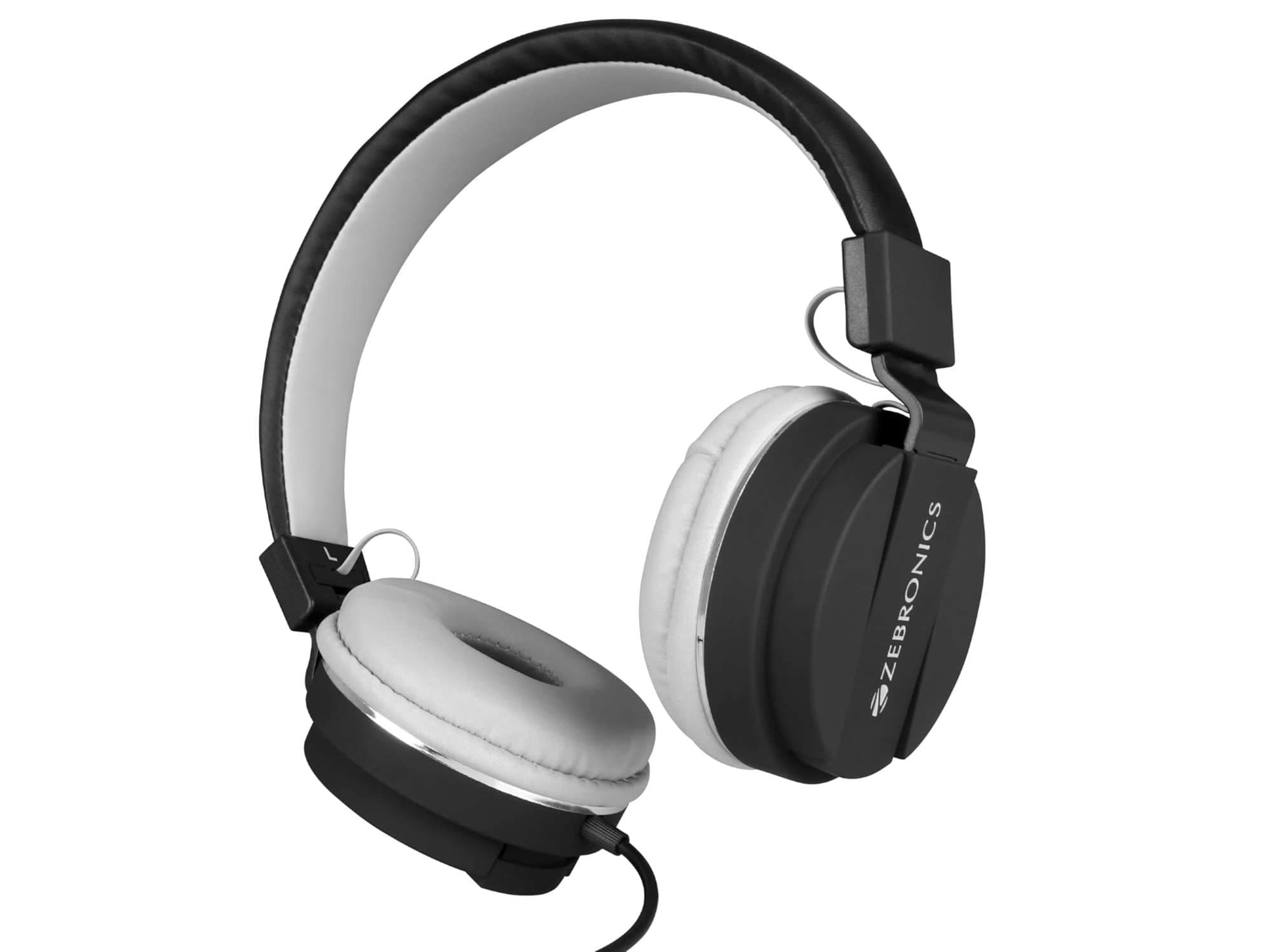 Zebronics ZEB - Storm On Ear Wired Headphone - Black - Earphone | Buy online on ZillyBuy