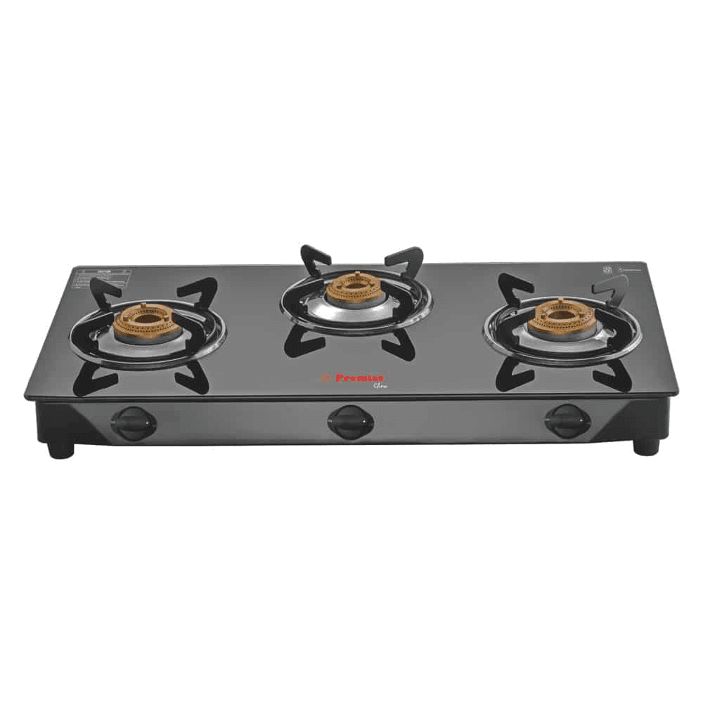 Premier Glow Glass Top Stove 3 Burner