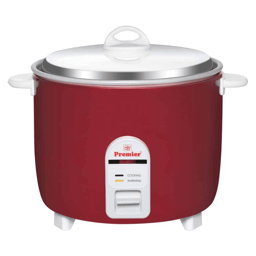 Premier Electric Rice Cooker - 1 Ltr, Maroon - Electric Cooker | Buy online on ZillyBuy