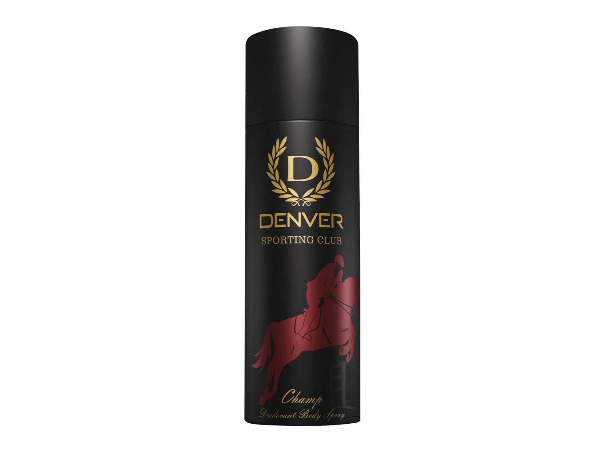 DENVER Sporting Club Champ Deodorant - 150ml, Long Lasting Deo Body Spray - For Men - Fragrance | Buy online on ZillyBuy