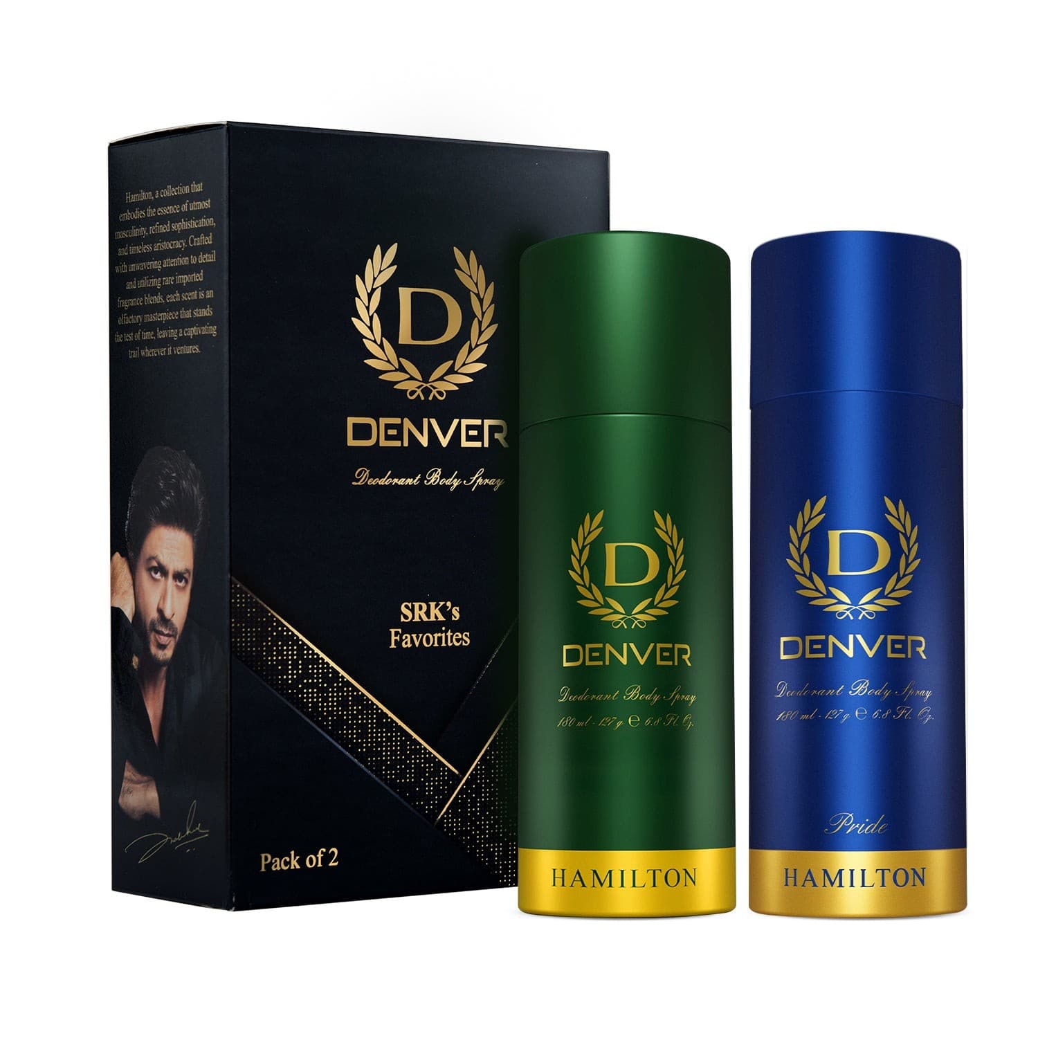 Denver SRK's Favorite Deos Pack (Hamilton & Pride) 200ml Each Sale - Fragrance | Buy online on ZillyBuy