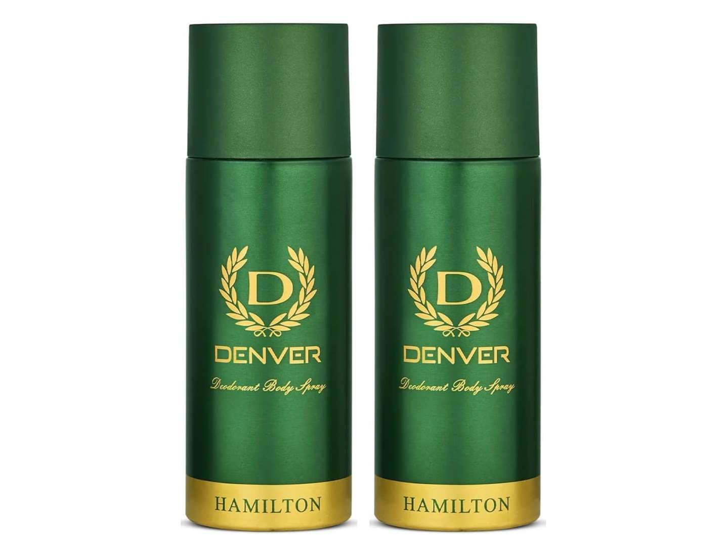 DENVER Hamilton Long Lasting Deodorant Body Spray for Men - 150ml Each (Pack of 2) - Fragrance | Buy online on ZillyBuy