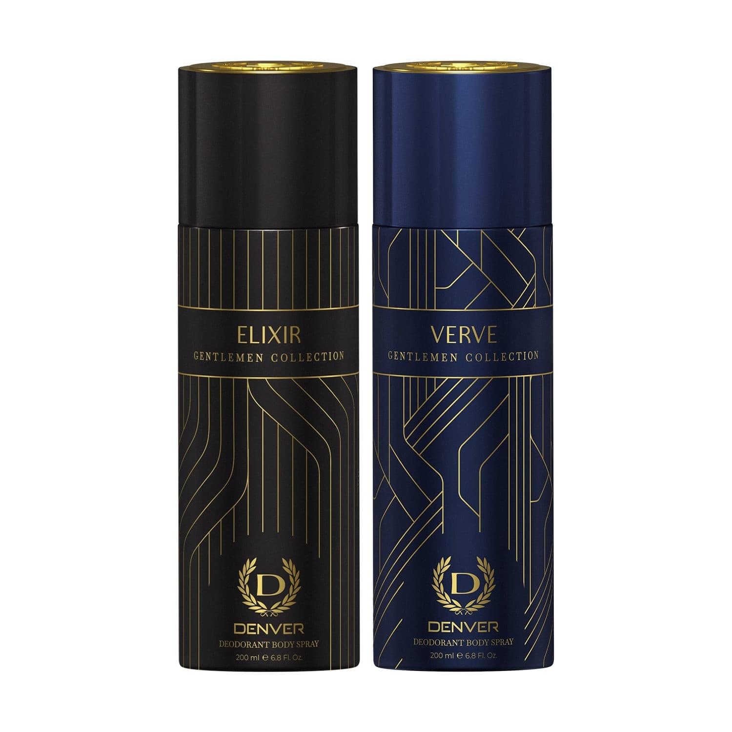 Denver Gentlemen Elixir+Verve Deo -200ml Each (Pack of 2) - Sale - Fragrance | Buy online on ZillyBuy