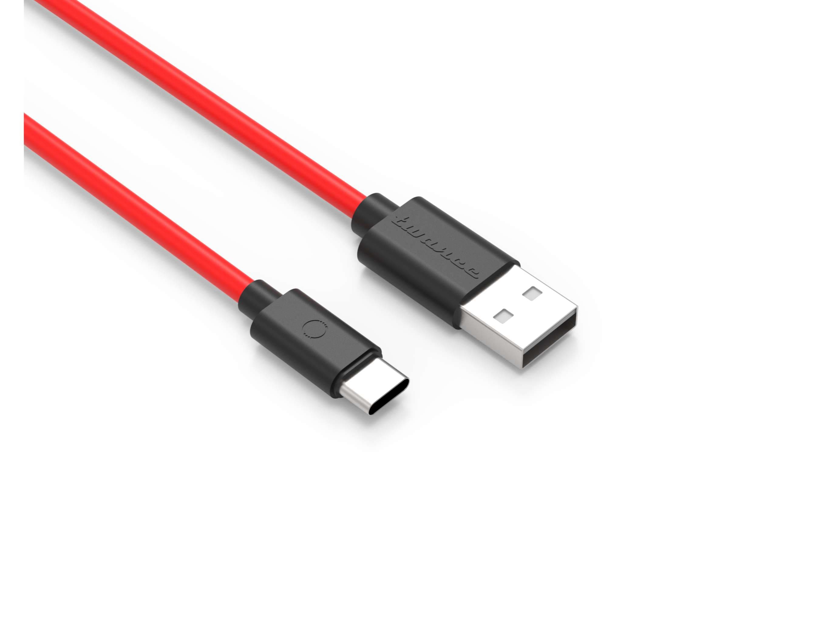 Twance T24R TPE - Type C to USB Charging & data transfer Cable, 2 M, Red - 5 Pieces - Charger | Buy online on ZillyBuy