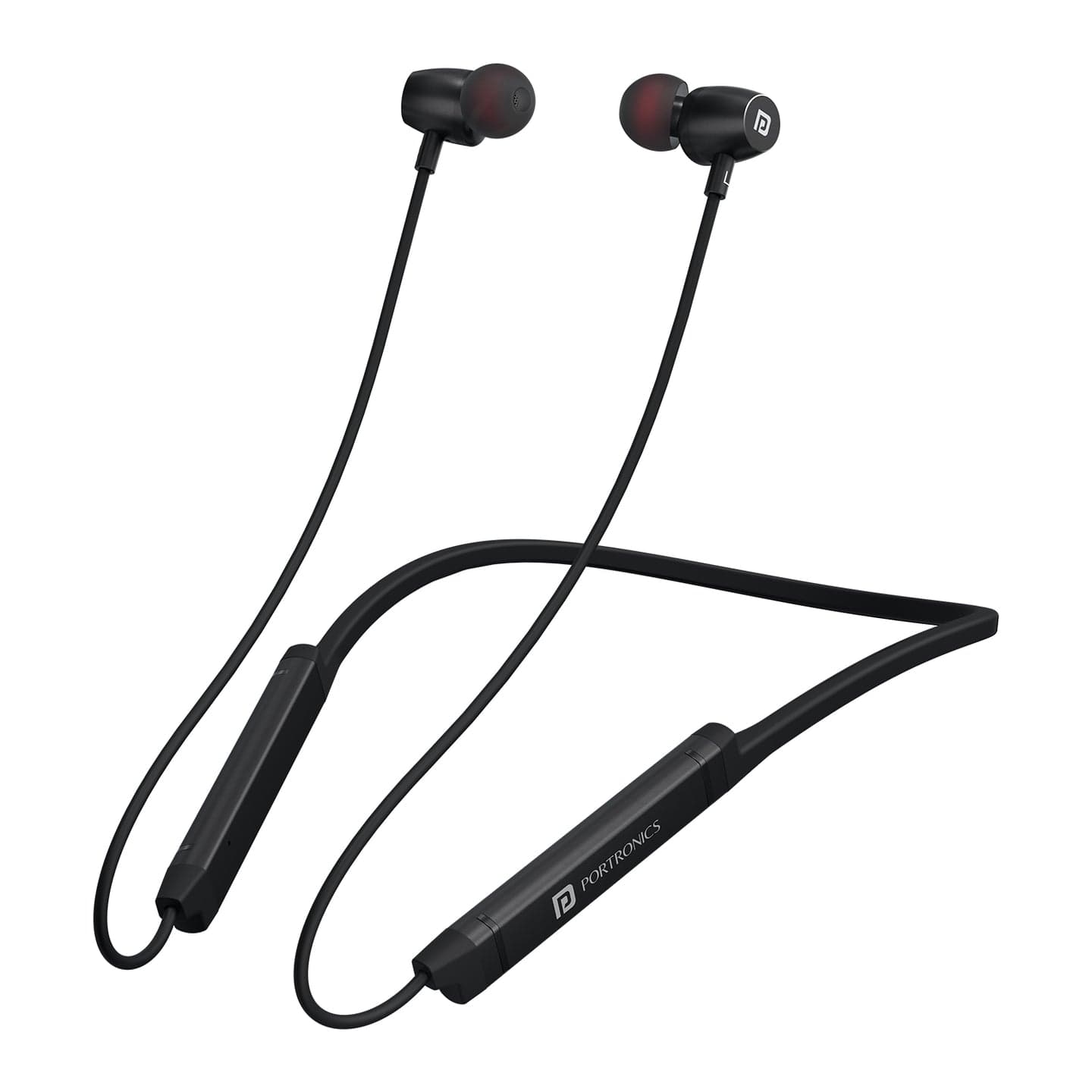 Portronics Harmonics Z9 Metallic Finish, Game, Music Mode, Type C Fast Charging, Dual Pairing - Black - Earphone | Buy online on ZillyBuy