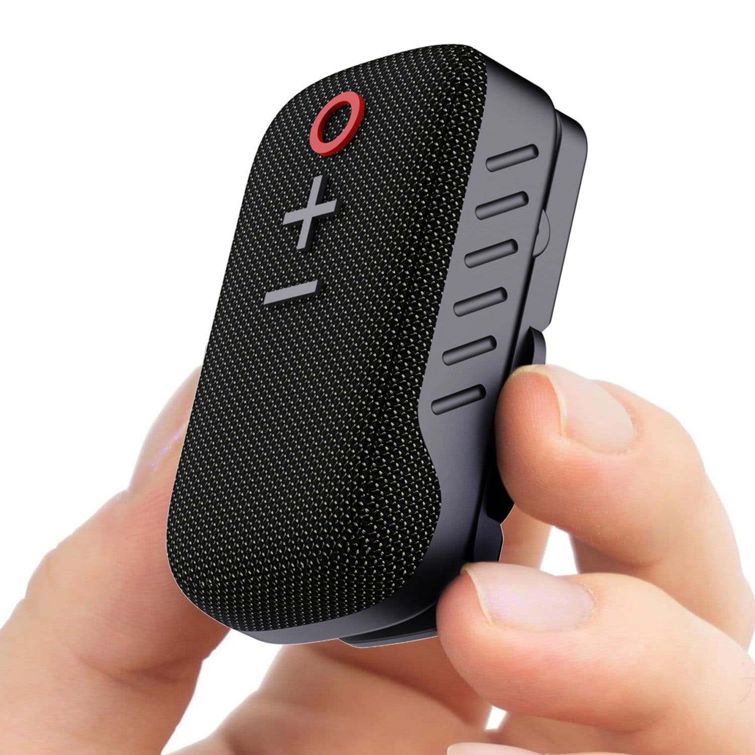 Portronics Talk Three Wearable Bluetooth Speaker with Mic, Magnetic/Spring Clip-On, Upto 10Hours Playtime, IPX5 Water/Dust Resistant, Bluetooth 5.3v, Big Buttons, Portable Speaker with Microphone - Speaker | Buy online on ZillyBuy