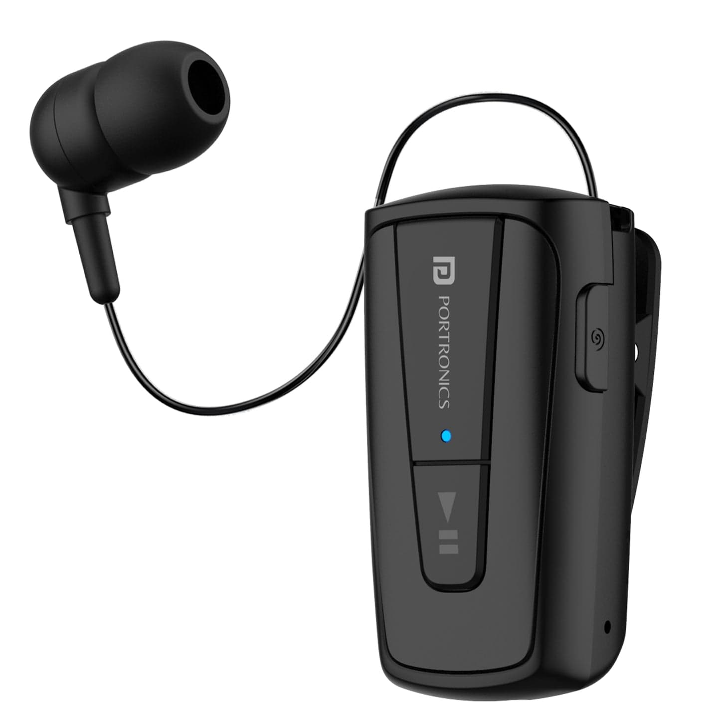 Portronics Harmonics Klip 4 Vibration Prompt, Long Playtime, Bluetooth Music, Built In Mic - Earphone | Buy online on ZillyBuy