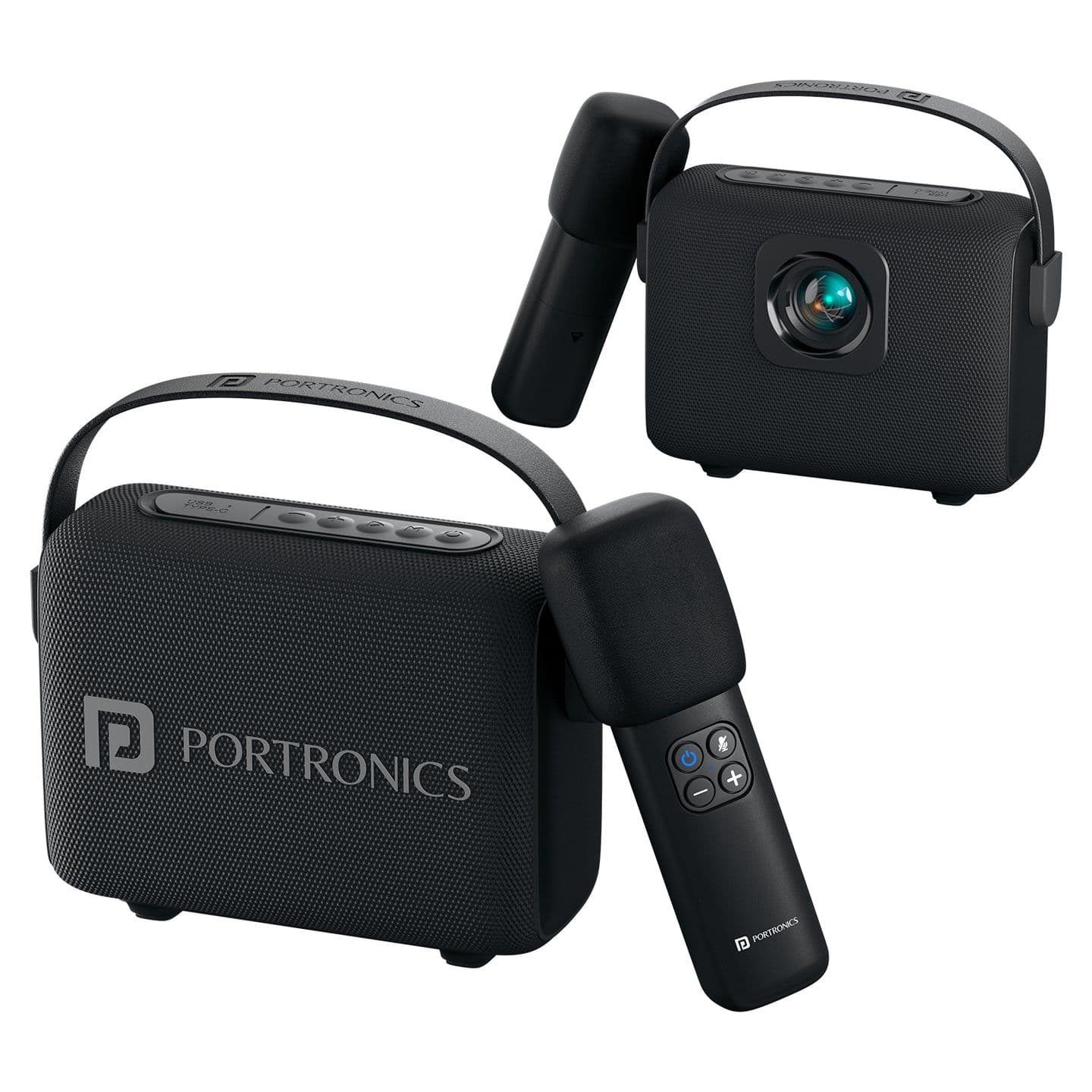 Portronics Resonate 2 14W Bluetooth Speaker, Upto 5 Hour Playtime, LED Projection Light, Type C Fast Charging - Speaker | Buy online on ZillyBuy
