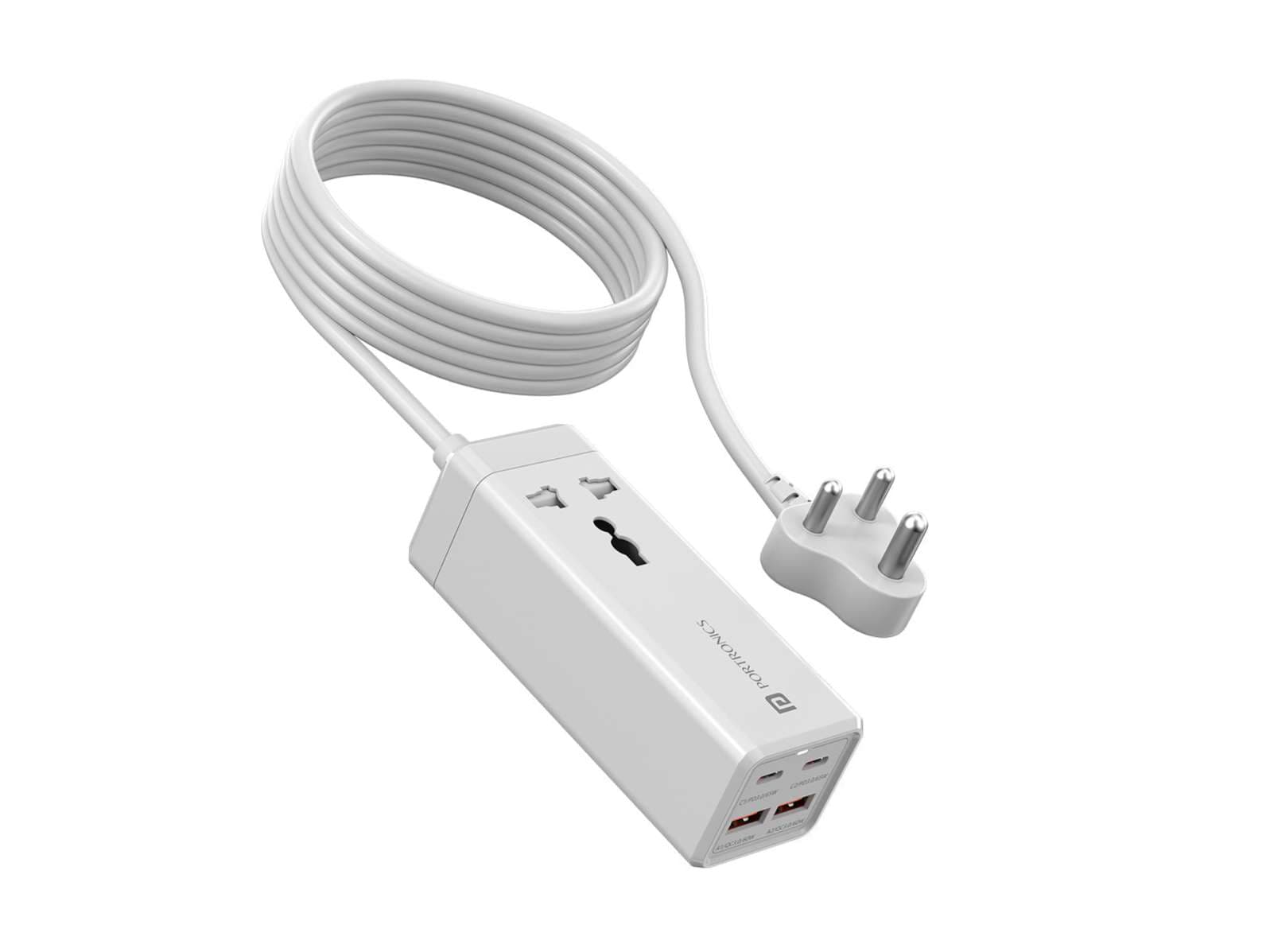 Portronics Adapto Volt 65, 65 Watt, Universal Charger, Compact&Powerful, Charge Laptop - Charger | Buy online on ZillyBuy