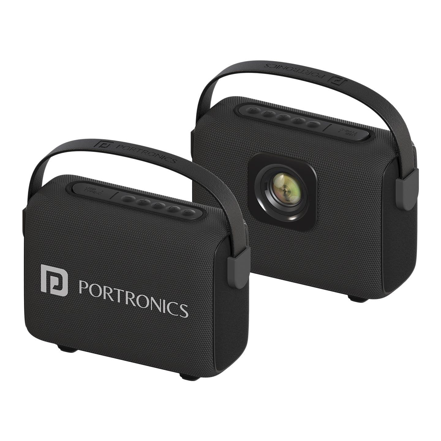 Portronics Resonate 14W Bluetooth Speaker, Upto 5 Hour Playtime, Leather Handle, Type C Fast Charging - Speaker | Buy online on ZillyBuy