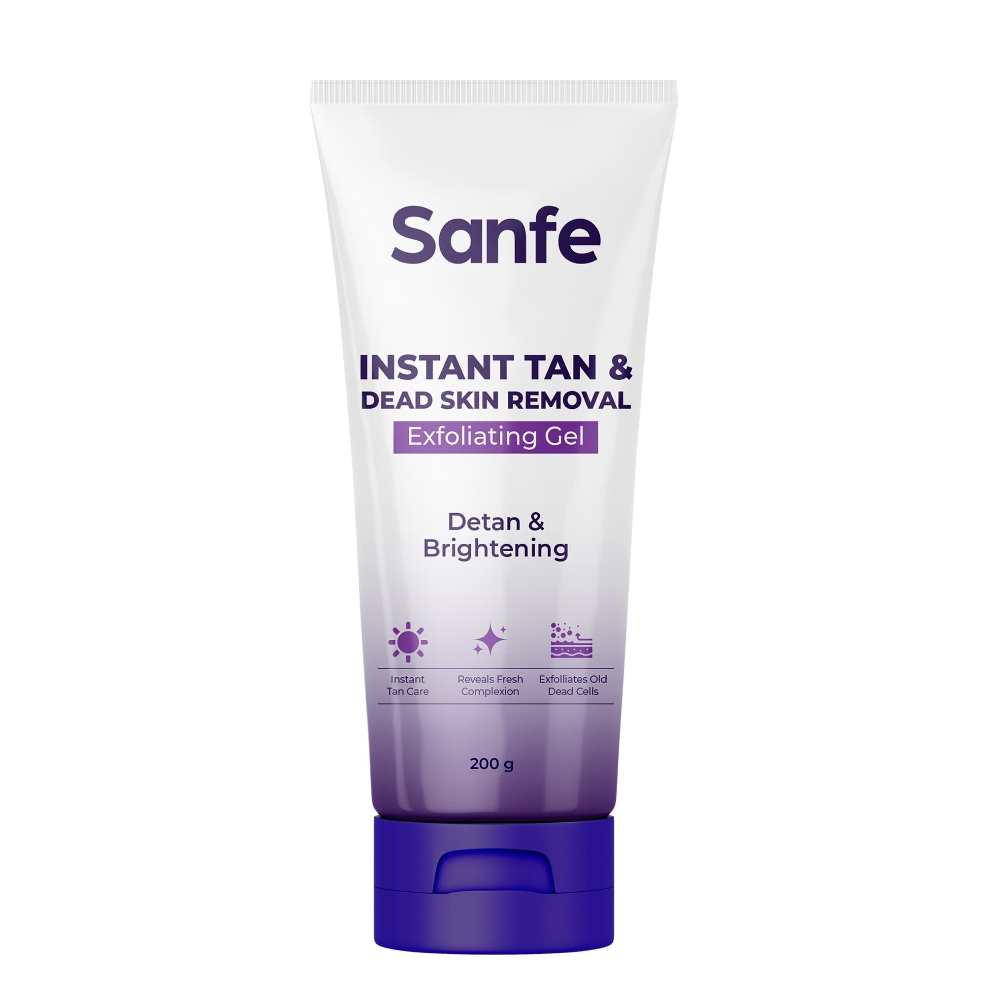 Sanfe Instant Tan Removal Exfoliating Gel - 200g - Skin Care - Lotions, Moisturisers, and Creams | Buy online on ZillyBuy