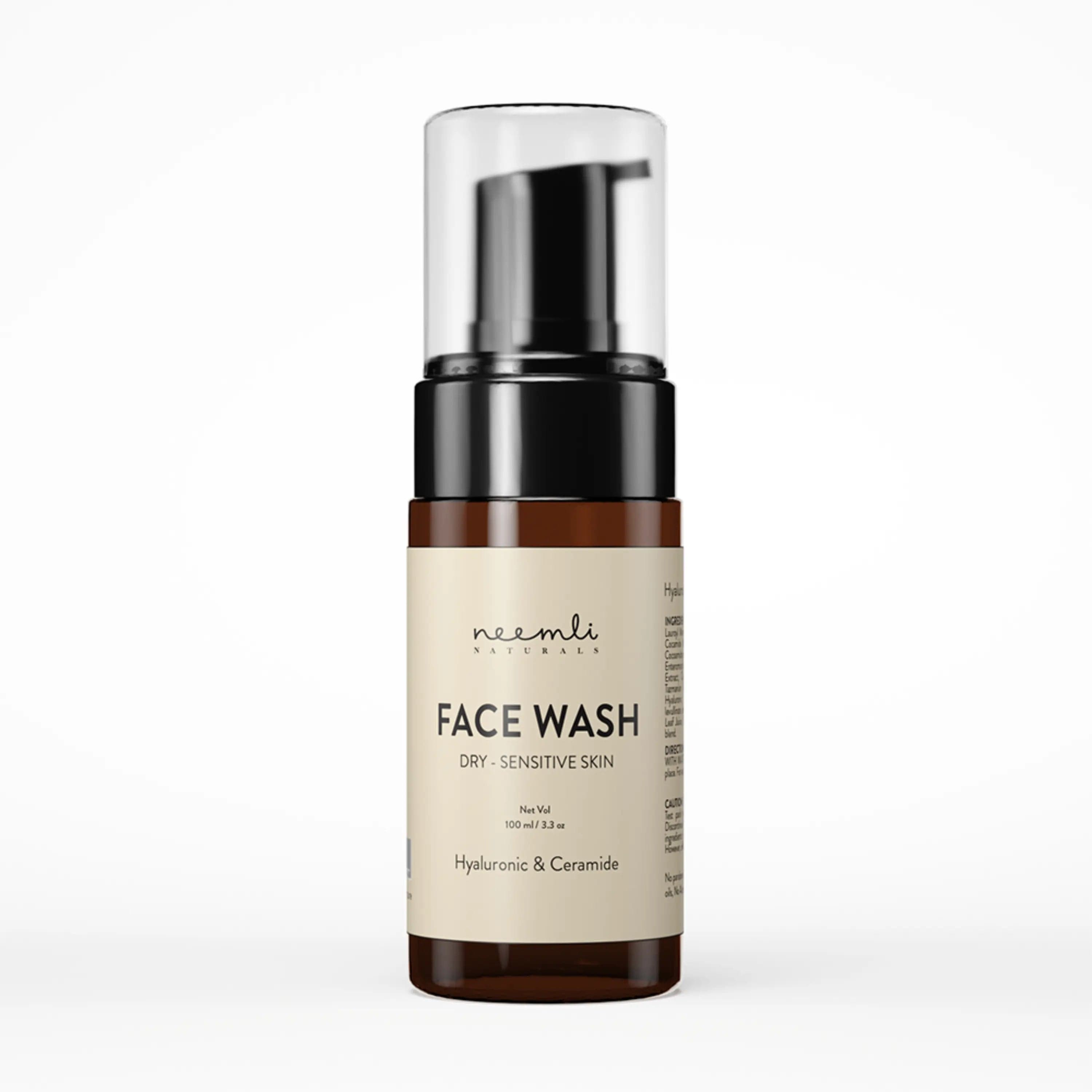 Hyaluronic & Ceramide Face Wash (100ml) - Skin Care - Face Cleansers | Buy online on ZillyBuy