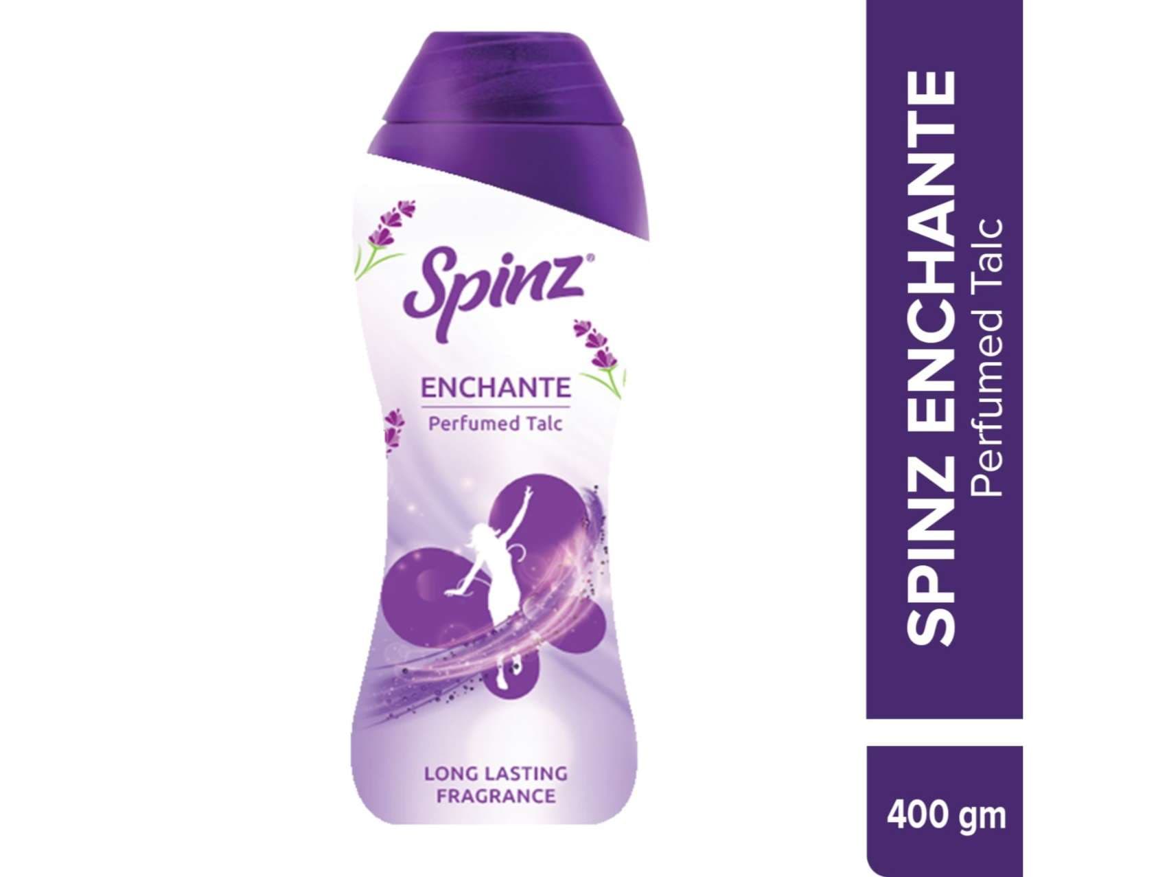 Spinz Enchante Body Talc Soothing Fragrance of Exotic Flowers, Aromatic Fragrance for Long Lasting Freshness, GentleTouch Talcum Powder for Women 400g - Skin Care - Lotions, Moisturisers, and Creams | Buy online on ZillyBuy