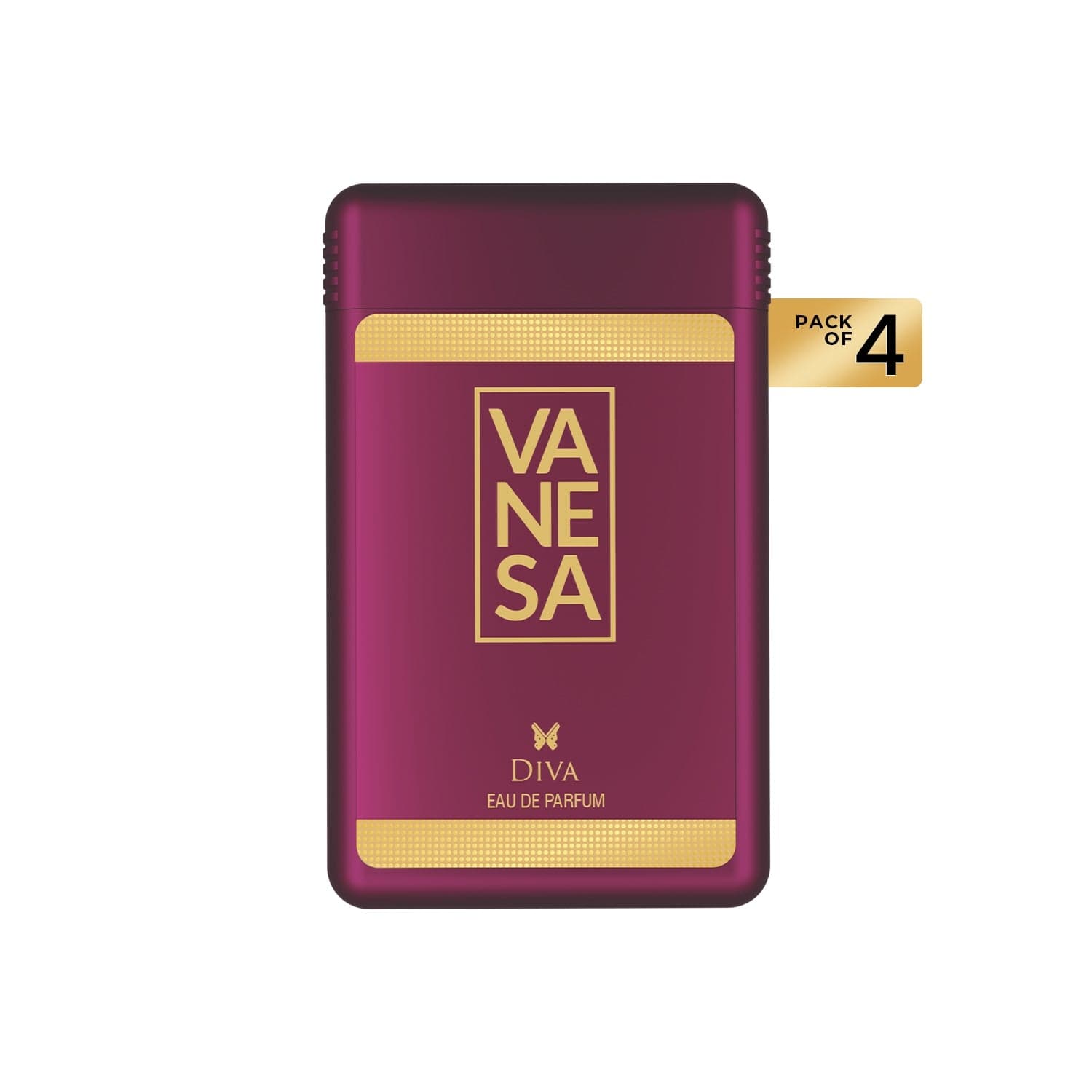 Vanesa Pack of 4 Diva Pocket Perfumes - 18ml Each - Fragrance | Buy online on ZillyBuy