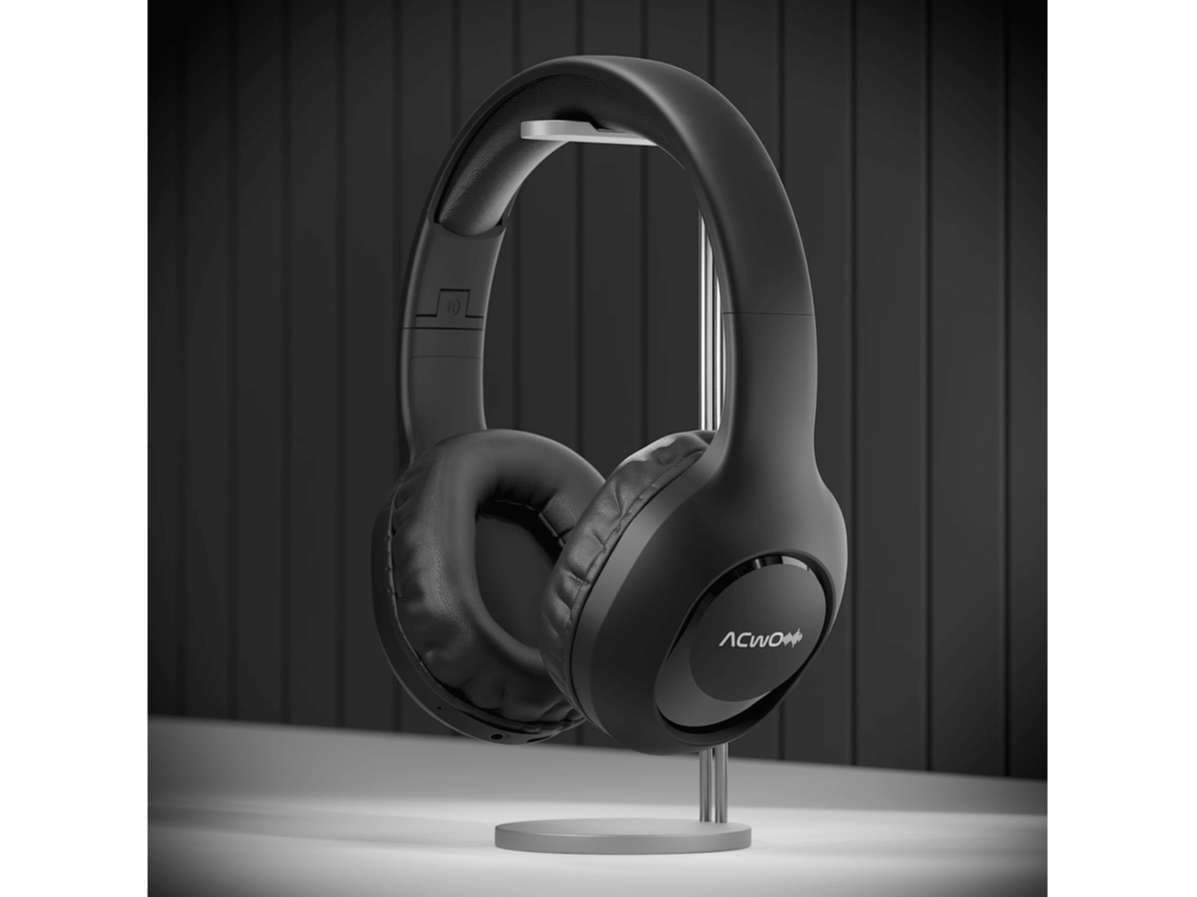 ACwO Twister 313, AI-ENC, Dual Device Connectivity, Dual EQ Modes, 40mm Bass BoomX Drivers, 50 Hours Playtime, 45ms Low Latency, IPX5 Voice Assistant - Metallic-Black - Earphone | Buy online on ZillyBuy
