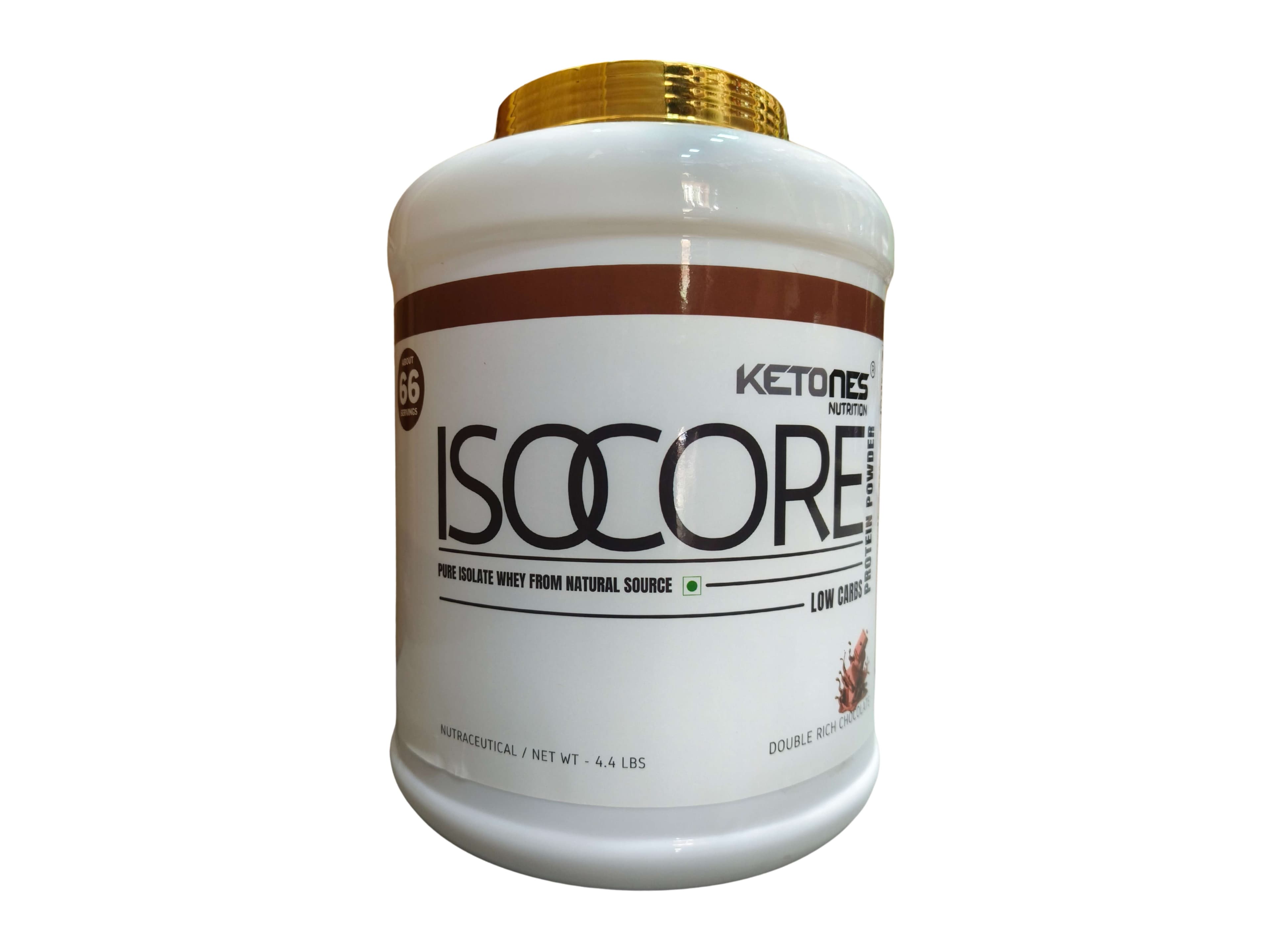 Ketones Nutrition Isocore 2Kg | Low Carb Whey Protein Isolate Powder | Double Rich Chocolate - Nutrition and Fitness Supplements | Buy online on ZillyBuy