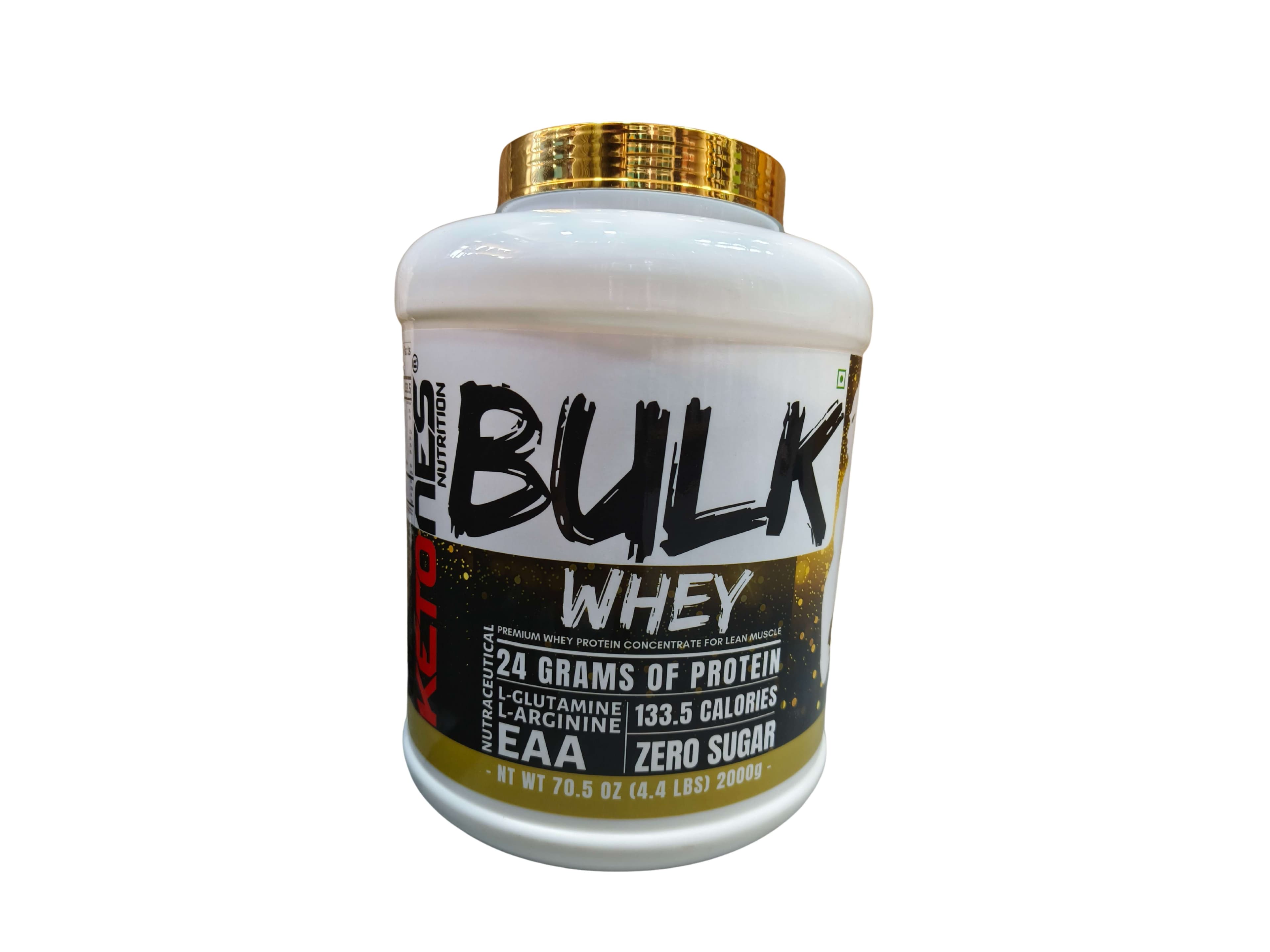 Ketones Nutrition Bulk Premium Whey Concentrate | 2kg | Malai Kulfi - Nutrition and Fitness Supplements | Buy online on ZillyBuy