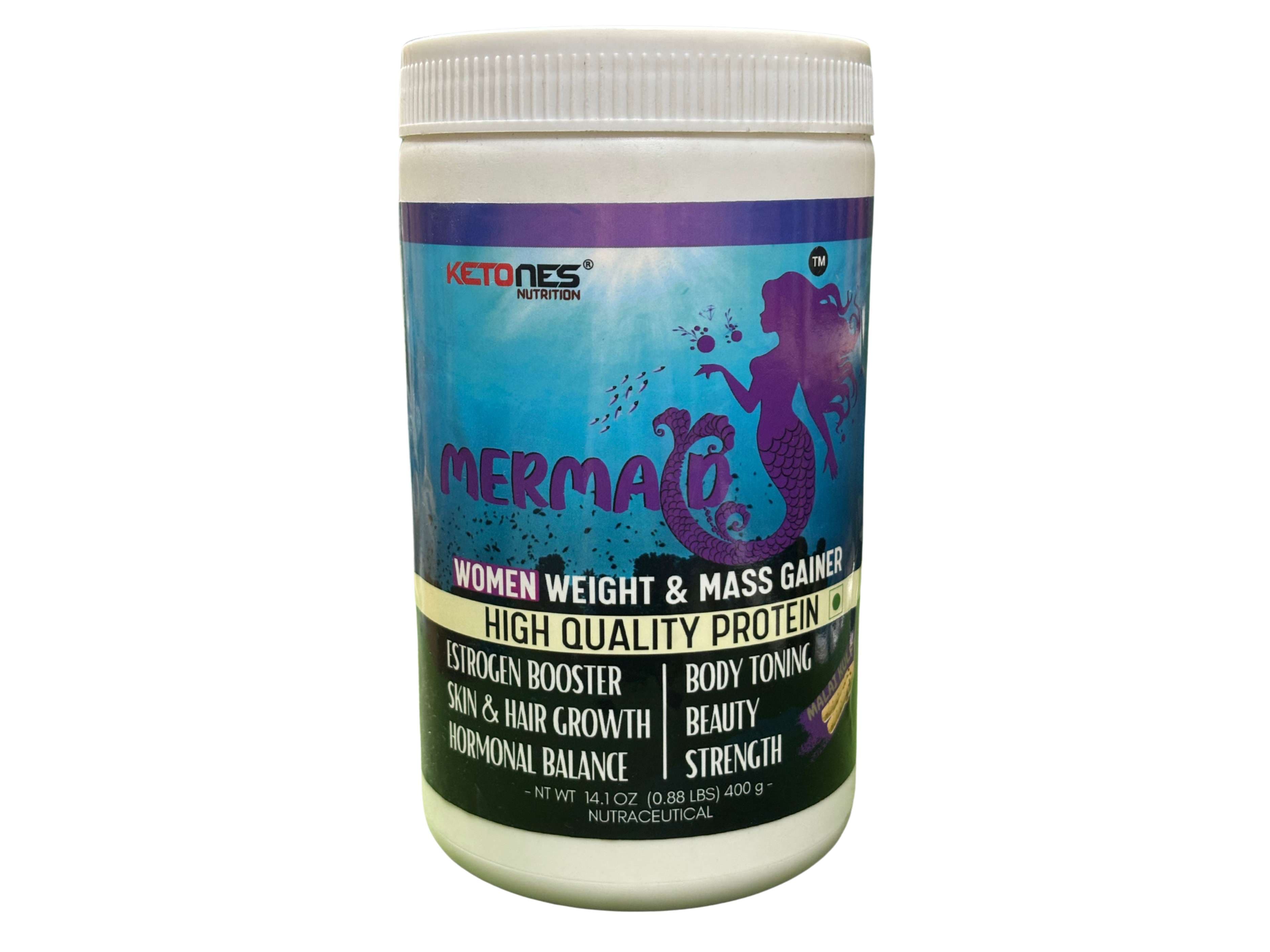 Ketones Nutrition Mermaid | Women's Weight & Mass Gainer - Nutrition and Fitness Supplements | Buy online on ZillyBuy