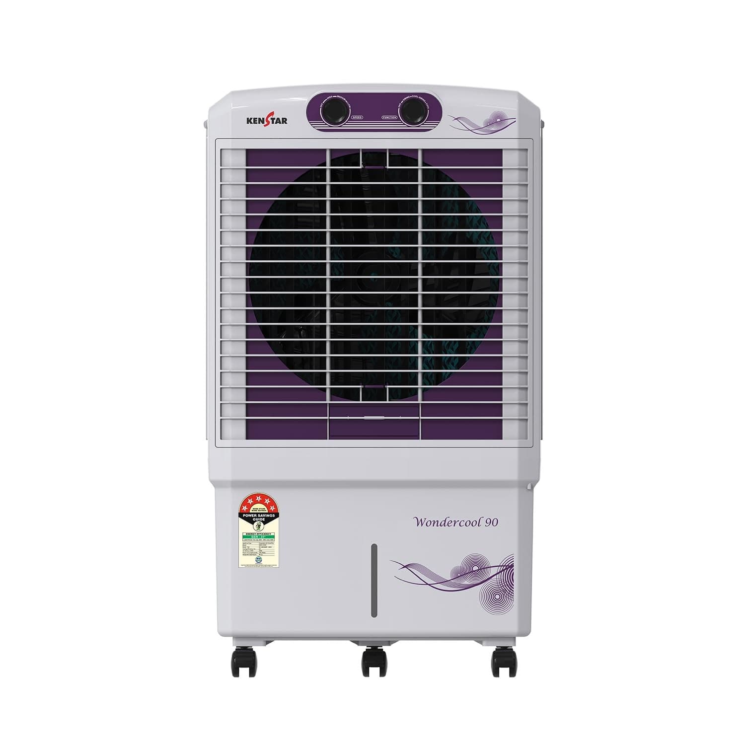 Kenstar Wondercool HC 90 Desert Air Cooler 90L Honeycomb Pads Powerful Air Throw High Speed Motor Inverter Compatible 5 Star BEE Rating with 5 Year Warranty - Air Cooler | Buy online on ZillyBuy