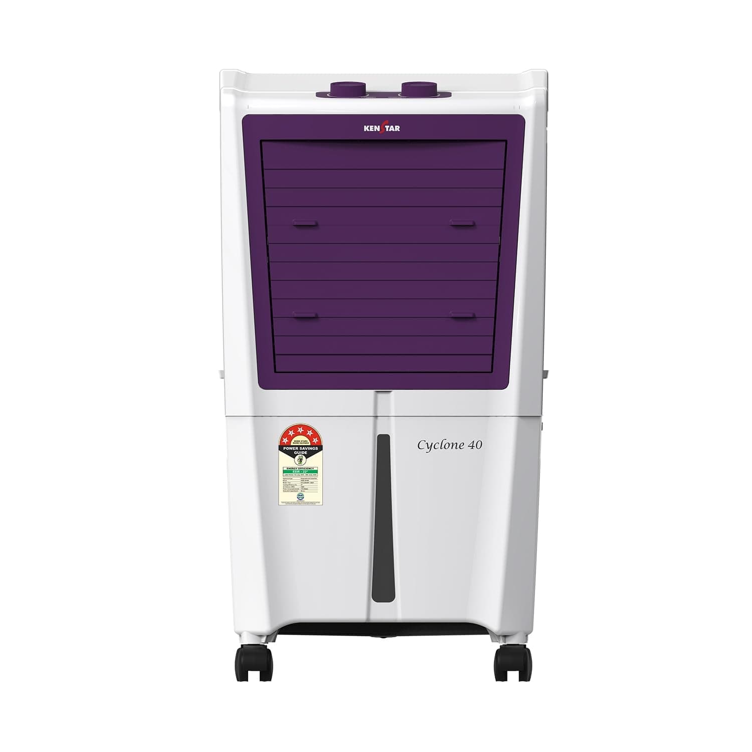 Kenstar Cyclone HC 40L Personal Air Cooler with Honeycomb Pads, White & Purple - Air Cooler | Buy online on ZillyBuy