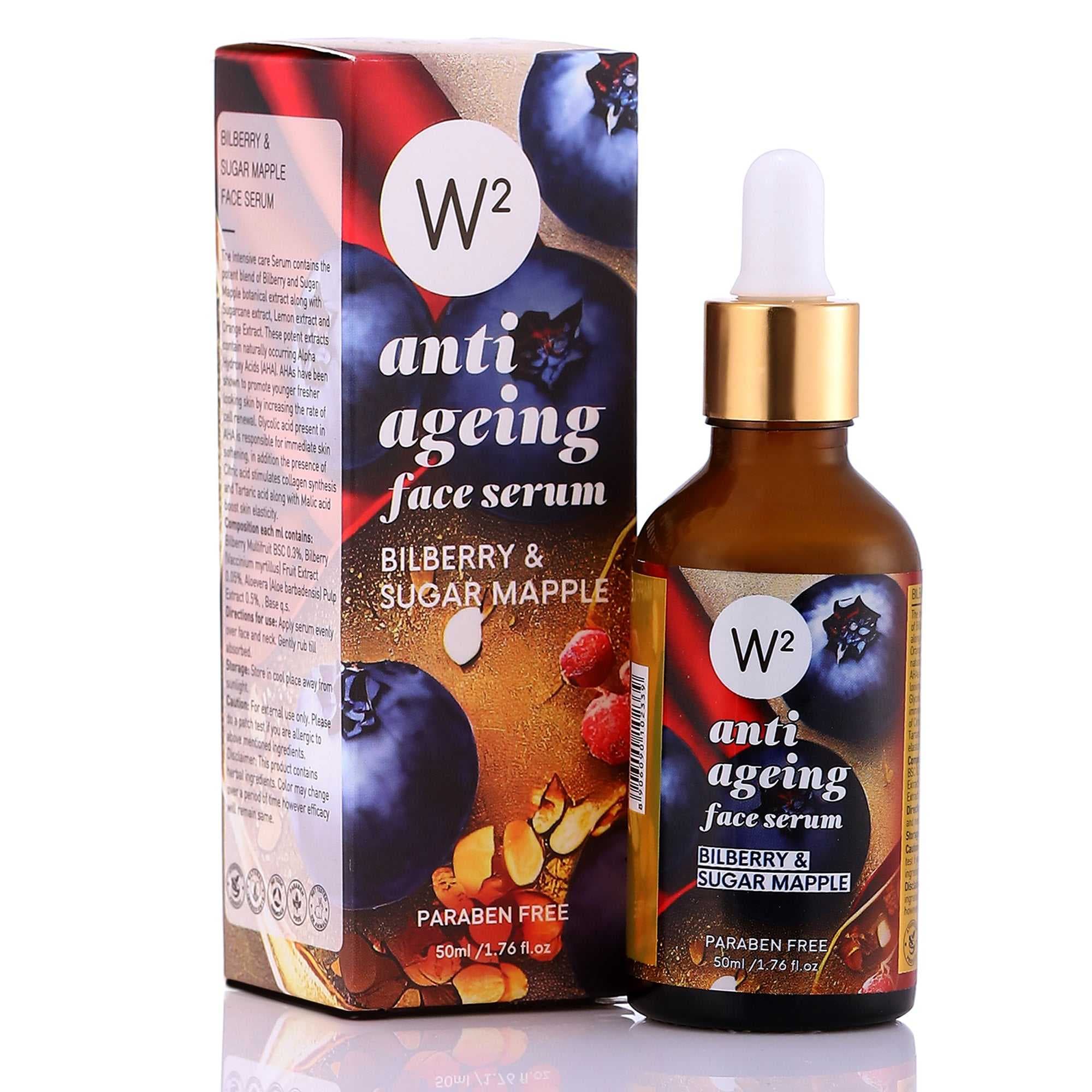 Anti Ageing & Anti Wrinkle Serum (Bilberry & Sugar Mapple) - Skin Care - Oils and Serums | Buy online on ZillyBuy
