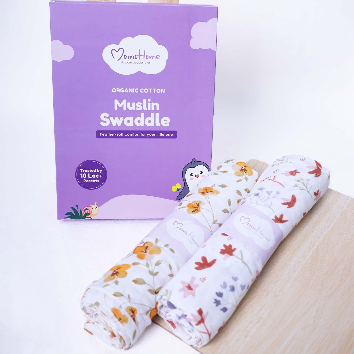 baby muslin cloth swaddle 100x100 cm 0 12 months pack of