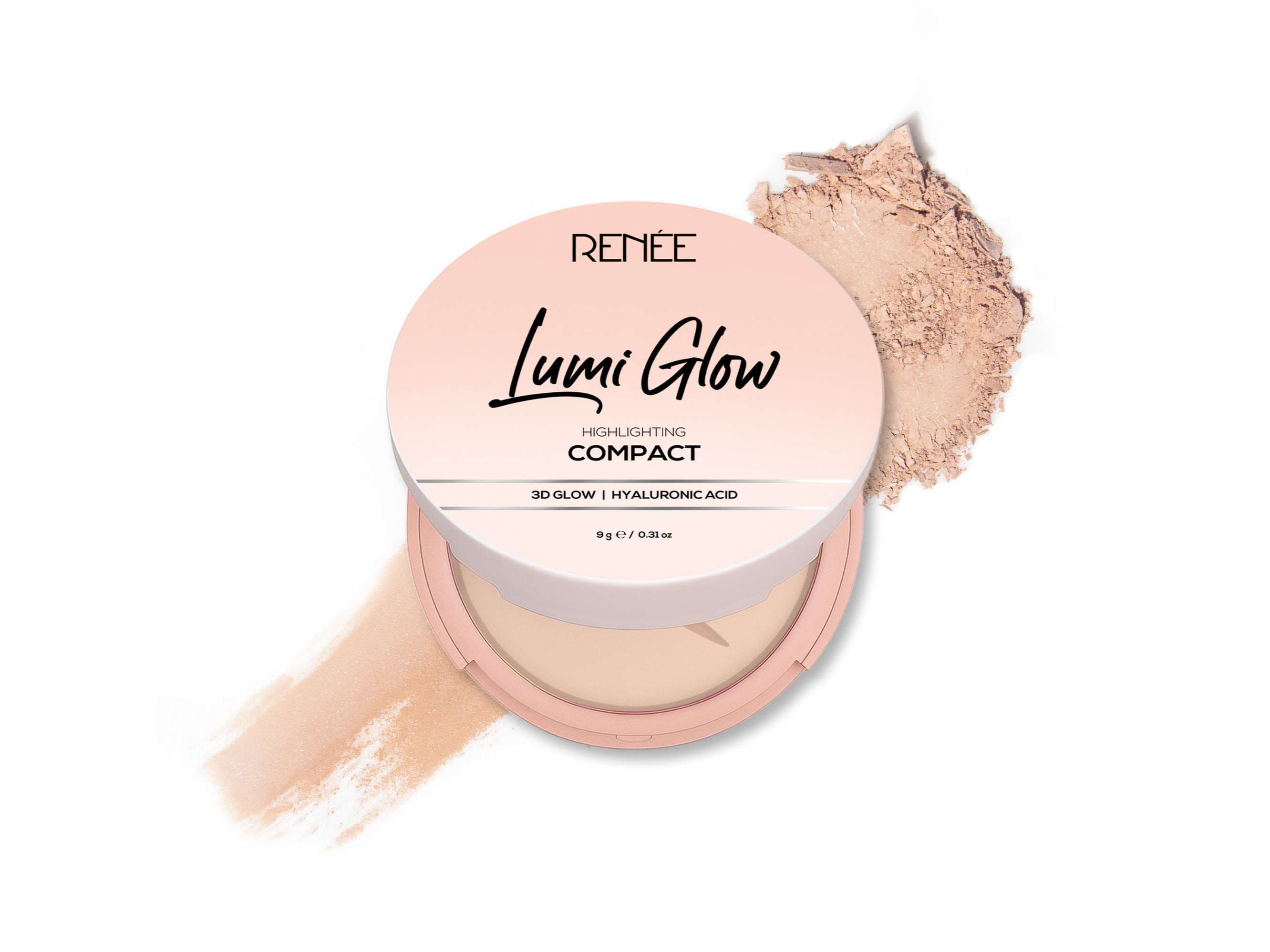 RENEE Lumi Glow Highlighting Compact - 01 Velvet Vanilla - Makeup - Face | Buy online on ZillyBuy