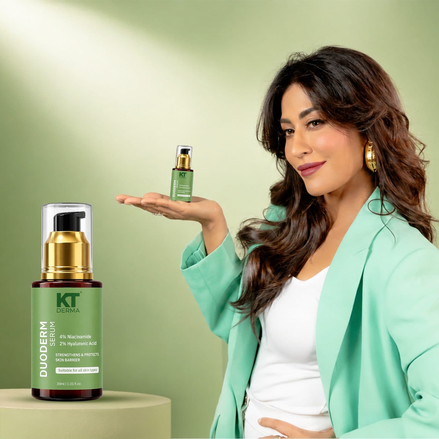 KT DERMA DuoDerm Serum - 4% Niacinamide & 2% Hyaluronic Acid, Skin Barrier Repair, Intense Hydration & Fine Line Reduction - 30ml - Skin Care - Lotions, Moisturisers, and Creams | Buy online on ZillyBuy