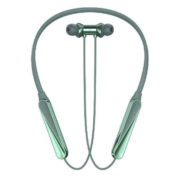 Wireless Neckband Bluetooth Earphones 72Hrs Music Dual Device Pairing Type C Charging Green Colour - Laptop | Buy online on ZillyBuy