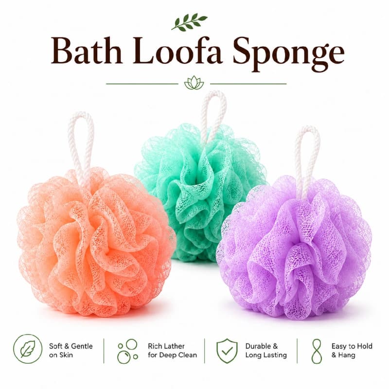 Bath Loofah sponge - Bath Soaps and Gels | Buy online on ZillyBuy