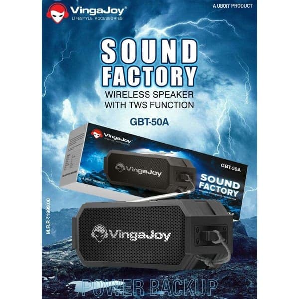 Vingajoy GBT-50A Sound Factory Wireless Speaker - Speaker | Buy online on ZillyBuy