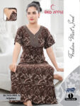 Comfortable Alpine viscos Nightgown with Floral Print