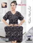 Comfortable Alpine viscos Nightgown with Floral Print