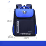 Classic School Backpack for Kids – Bear Patch Design