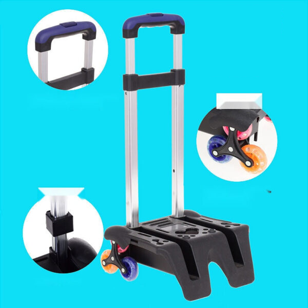 Colorful Foldable Trolley Base for School Bags