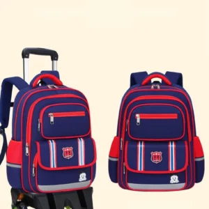 Kids’ Rolling School Backpack – Sporty & Durable