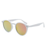 Korean Round Frame with Cat-Eye Edge Sunglasses
