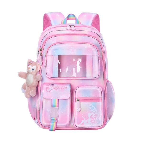 Enchanting Princess School Backpacks for Girls - Pink & Purple