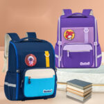 Cartoon-Themed School Backpacks for Kids – With Fun Character Badges