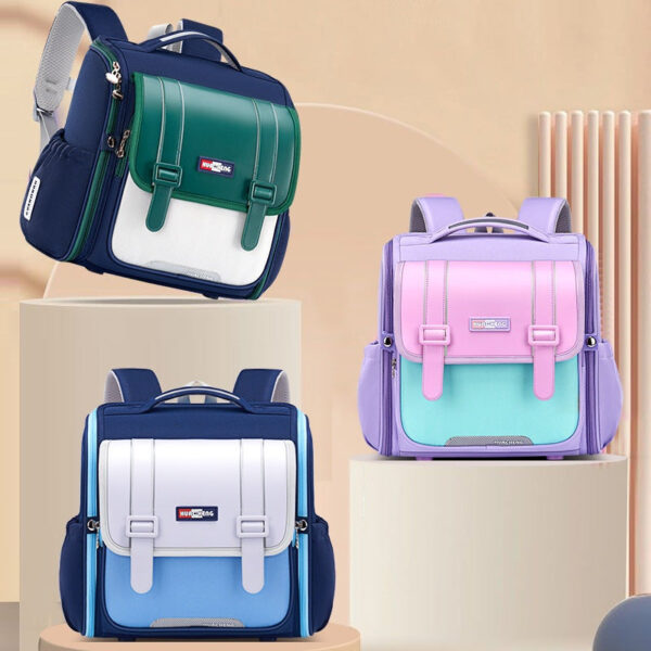 Color-Block School Backpacks for Kids