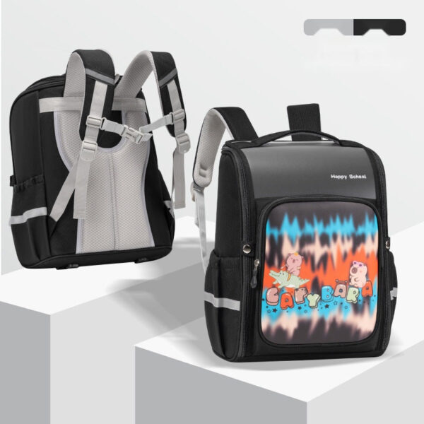 Happy School Cartoon Backpack – Fun Prints & Comfy Carry